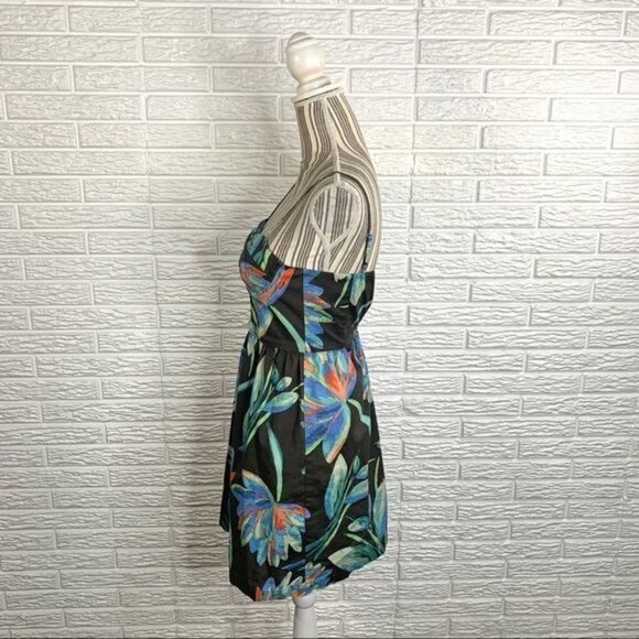 LC Lauren Conrad Multicolored Floral Sun Dress Size 2 - Picture 5 of 7